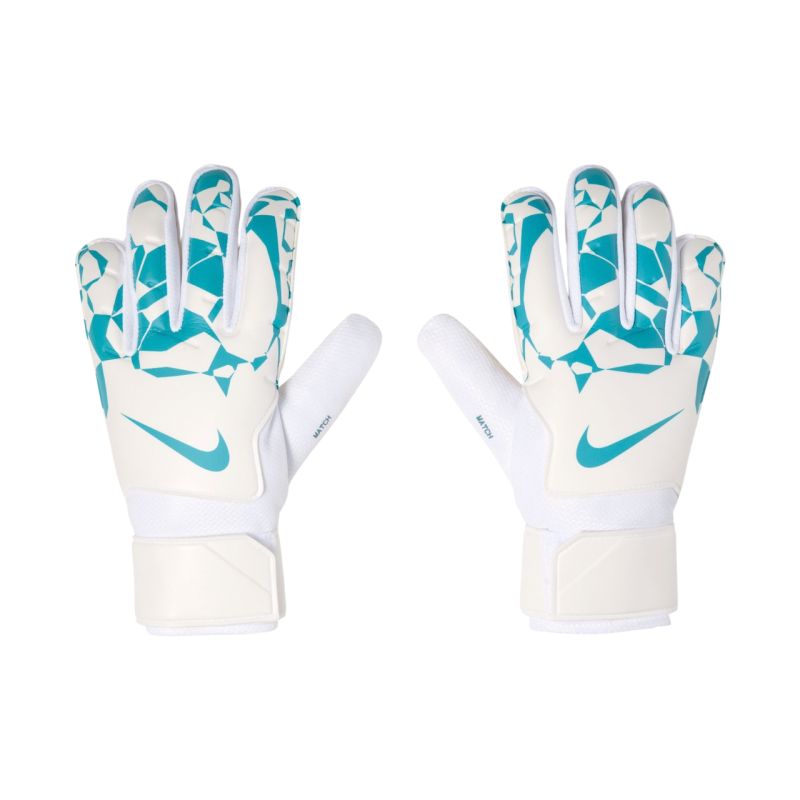 Nike Match Goalkeeper Goalkeeper Gloves white-blue 101 kék kapuskesztyű HQ0257101