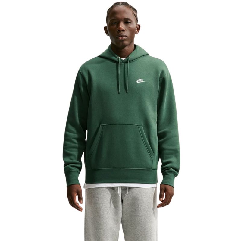 Nike Men's Club BB Sweatshirt Green 323 zöld férfi pulóver 160881S