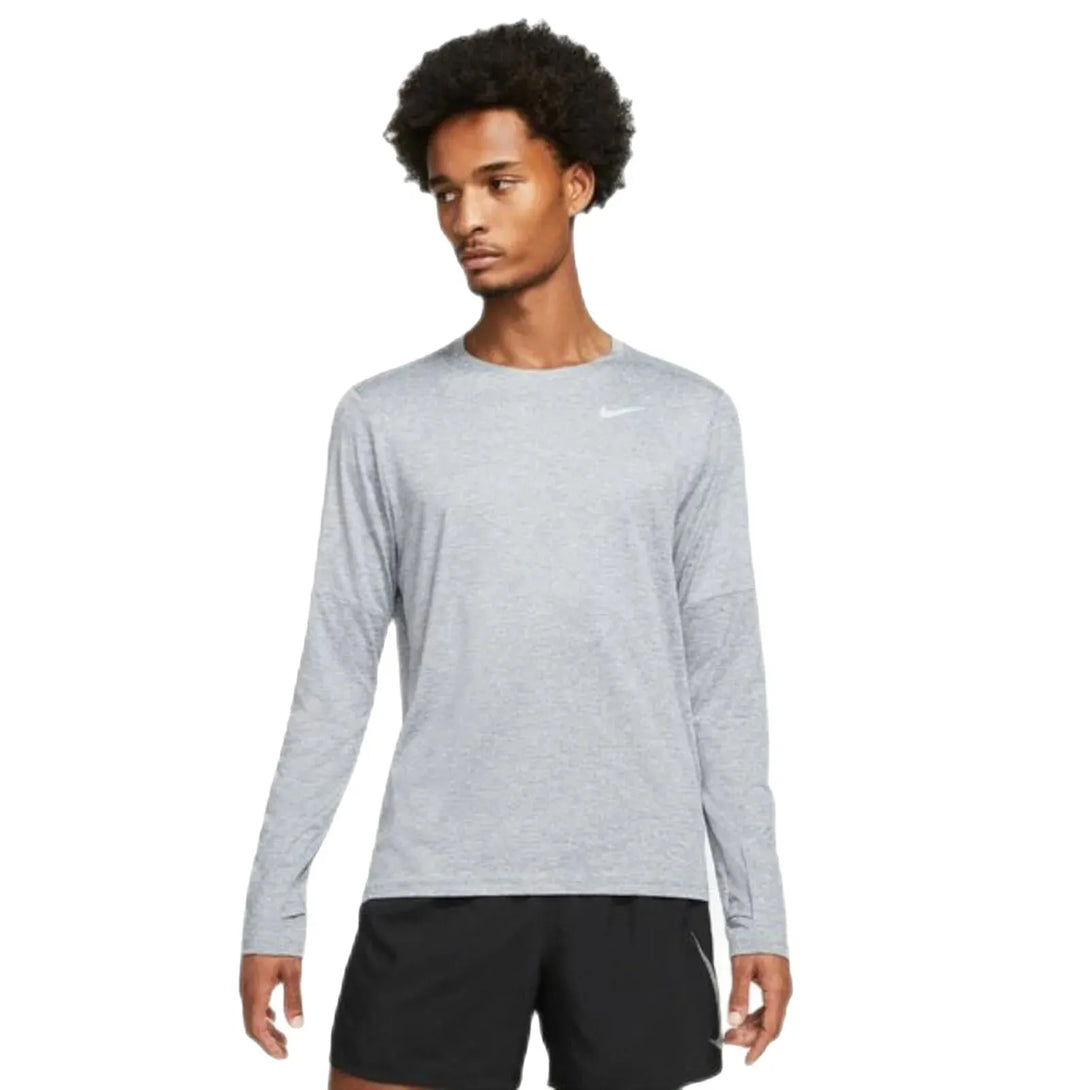 Nike_ N Dri-FIT EleMt M Running Crew Hosszú ujjú Hosszú ujjú póló