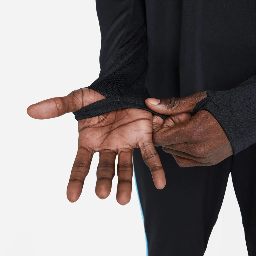 Nike_ Nike Academy-Men\'s Dri-FIT 1/2-Zip Global Football Top Hosszú ujjú Hosszú ujjú póló