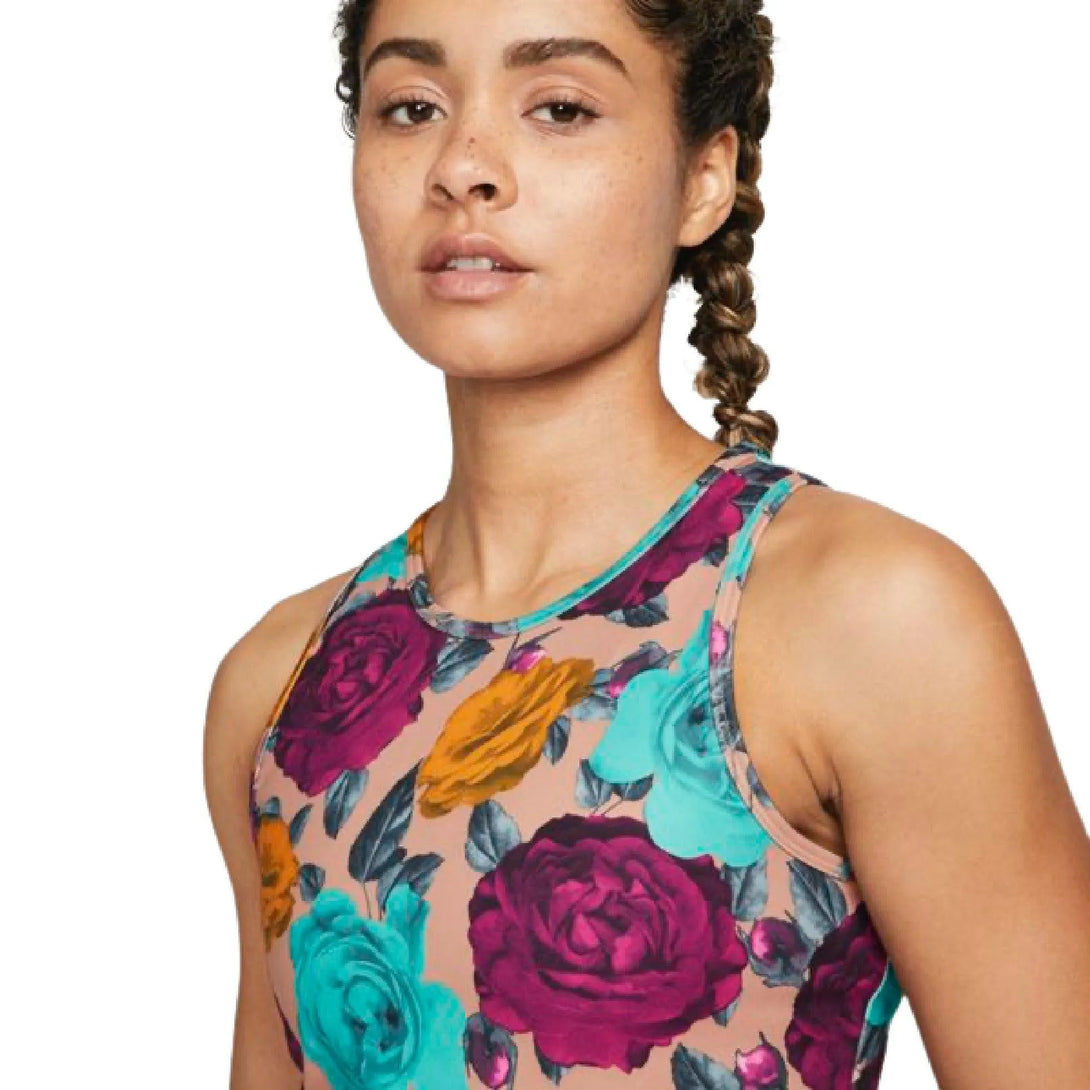 Nike_ Nike Dri-FIT Icon Clash-Womens Slim Printed Tank Atléta