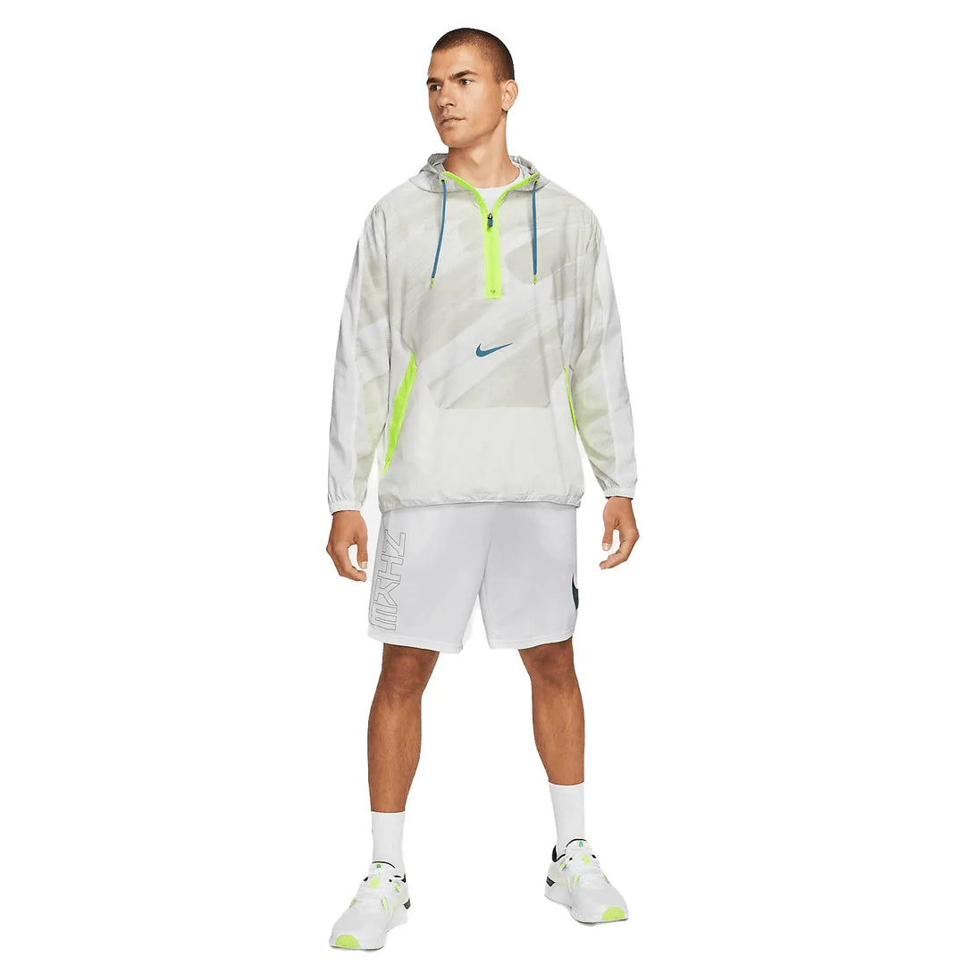 Nike_ Nike Dri-FIT Sport Clash Men\'s Woven 1/2-Zip Training Hoodie Pulóver