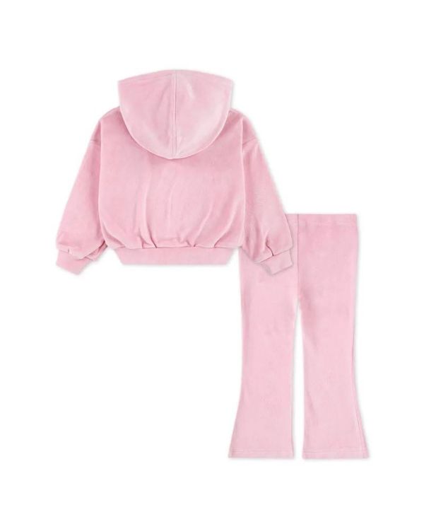 Nike_ Nkg Velour Flare Set(Haddad) gyerek Melegítő rózsaszín