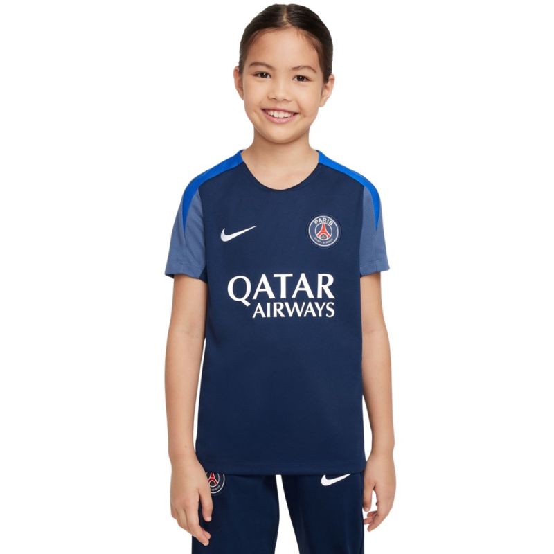 Nike Paris Saint Germain Strike Navy Blue Kids T-Shirt 411 sötétkék gyerek póló 154153M