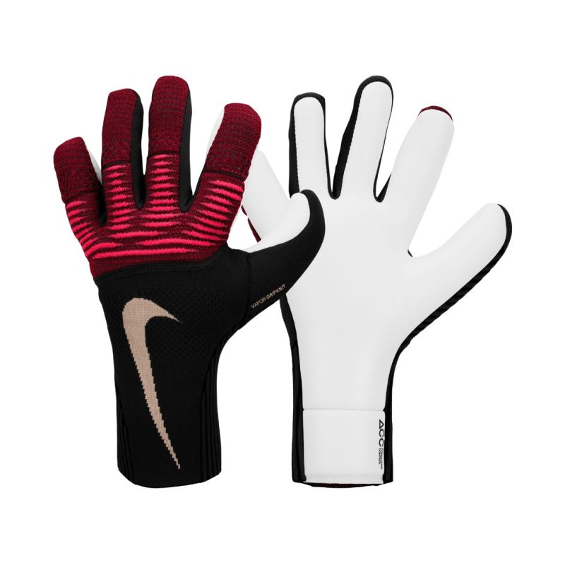 Nike Phantom goalkeeper gloves black and red piros IF8190010 Kapuskesztyű