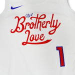 Nike Philadelphia 76ers Swingman Jersey City Edition 22 James Harden T-shirt - férfi póló DO9606-107