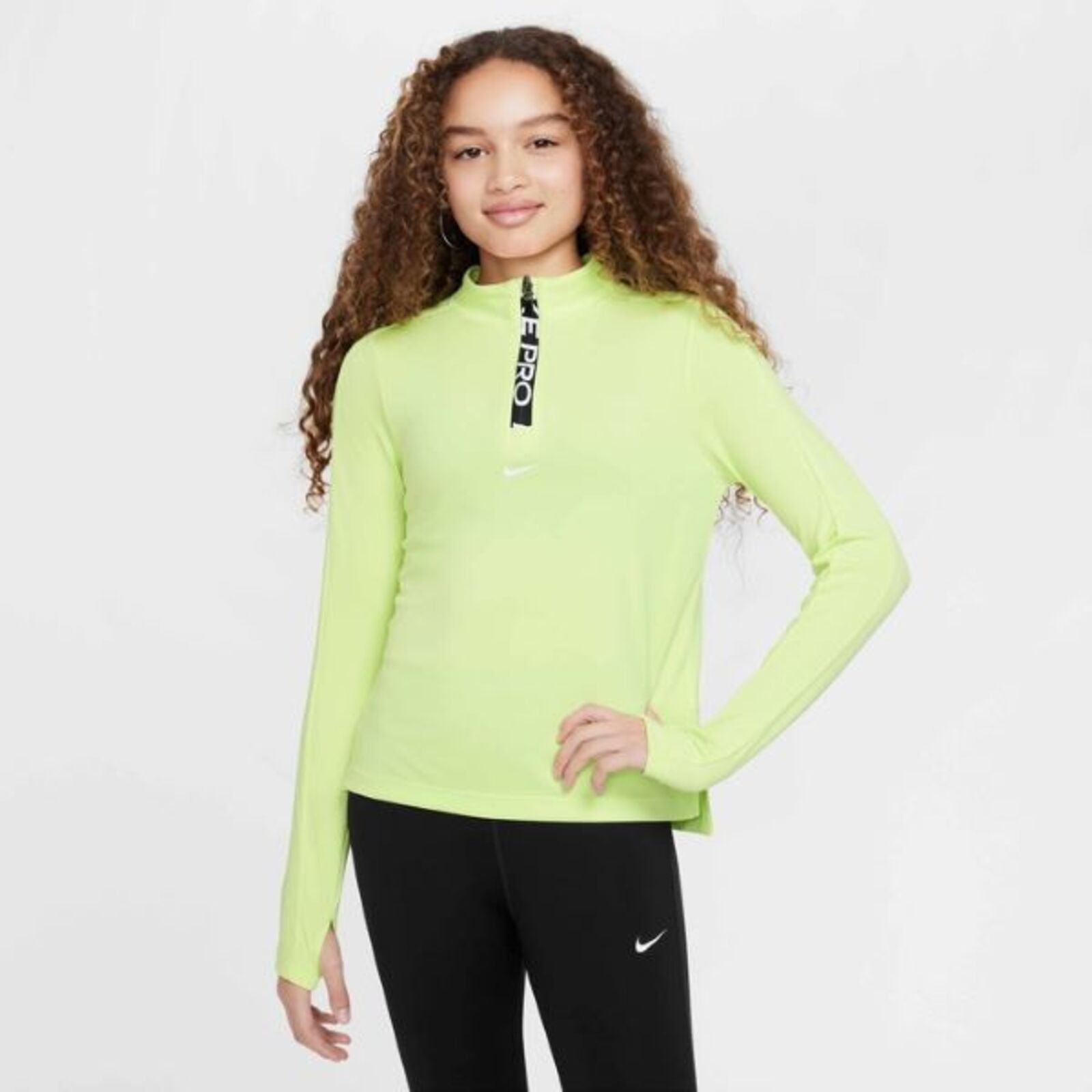 Nike Pro Girls\" Dri-FIT Long-S gyerek Pulóver