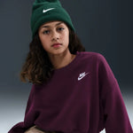 Nike Sportswear Club Fleece Gi bordó női pulóver