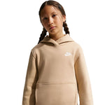 Nike Sportswear Club Fleece Kids' Sweatshirt bézs gyerek pulóver FD3000286