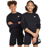 Nike Sportswear Club Fleece Kids' Sweatshirt fekete gyerek pulóver