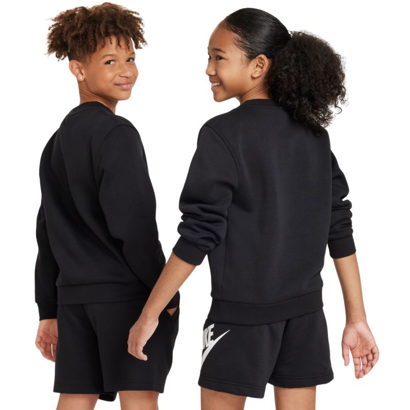 Nike Sportswear Club Fleece Kids' Sweatshirt fekete gyerek pulóver
