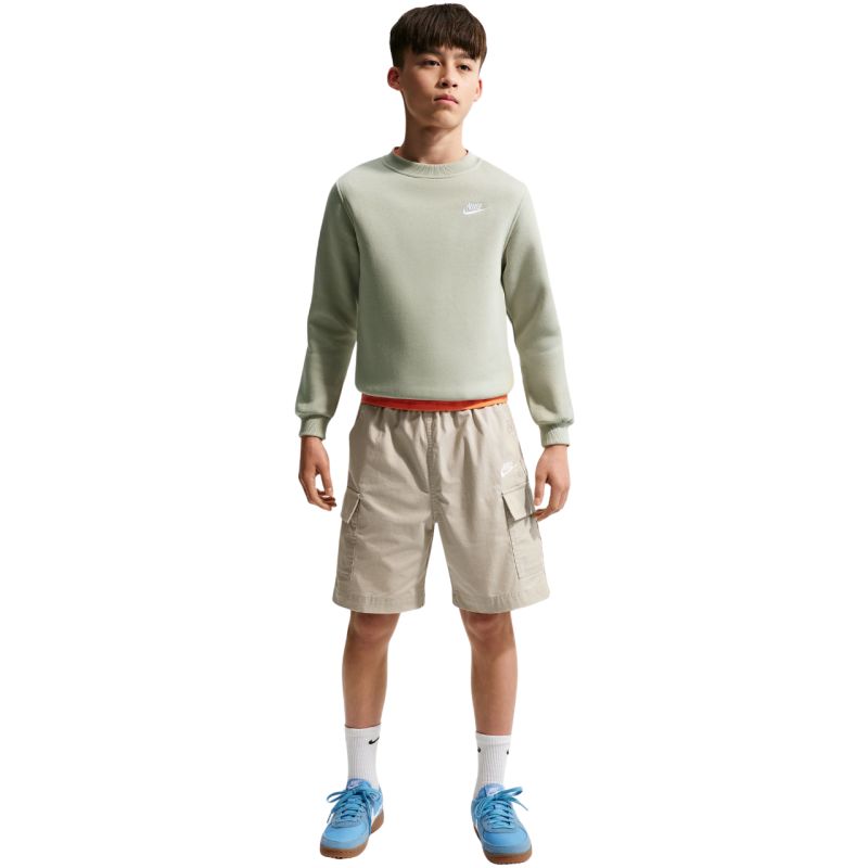 Nike Sportswear Club Fleece Kids' Sweatshirt Light zöld gyerek pulóver