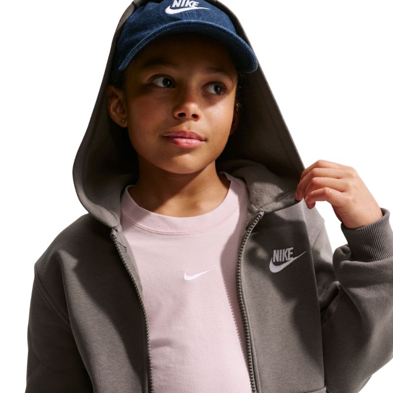 Nike Sportswear Club Fleece Kids' Sweatshirt szürke gyerek pulóver FD3004289