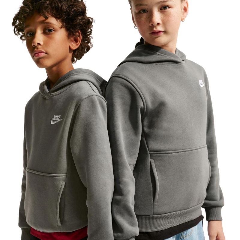 Nike Sportswear Club Fleece Kids' Sweatshirt szürke gyerek pulóver