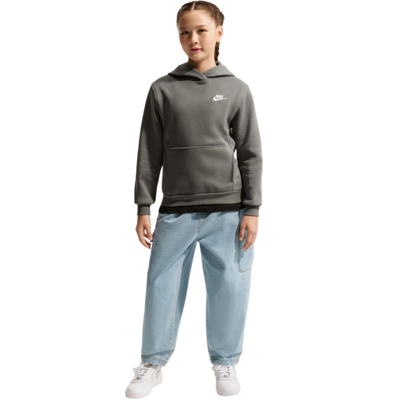 Nike Sportswear Club Fleece Kids' Sweatshirt szürke gyerek pulóver