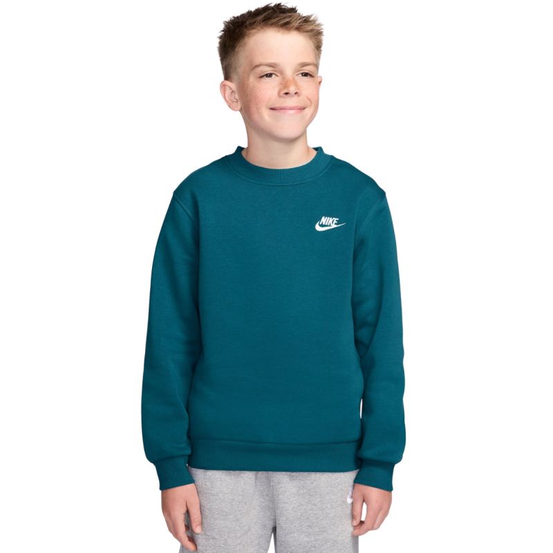 Nike Sportswear Club Fleece Kids' Sweatshirt zöld gyerek pulóver FD3006372