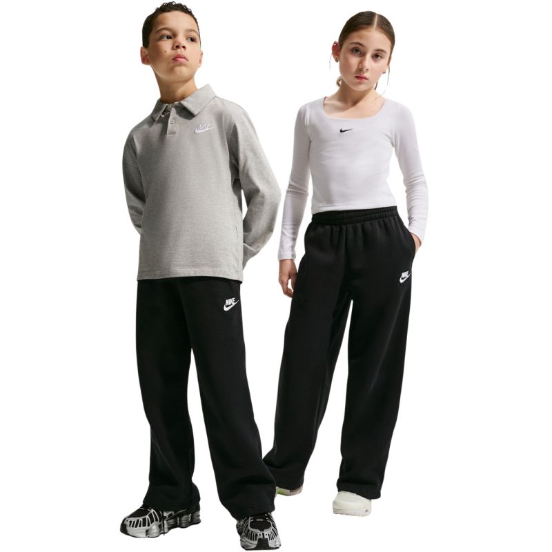 Nike Sportswear Kids' Black Trousers fekete gyerek nadrág IM5095010