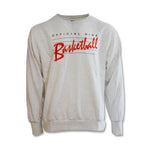 Nike Standard Issue Crew Sweatshirt Birch Basketball Heather/Pale Ivory - férfi pulóver DA6741-051