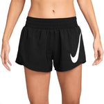 Nike W NK ONE SWSH HBR DF MR 3IN BR női rövidnadrág