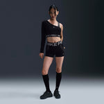 Nike W Np Df Shine Crop Top Sportmelltartó női FV8100-010