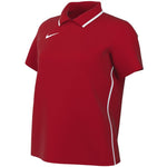 Nike Women's Dri-FIT Park 26 póló Shirt, Red, piros női galléros póló HM7150657