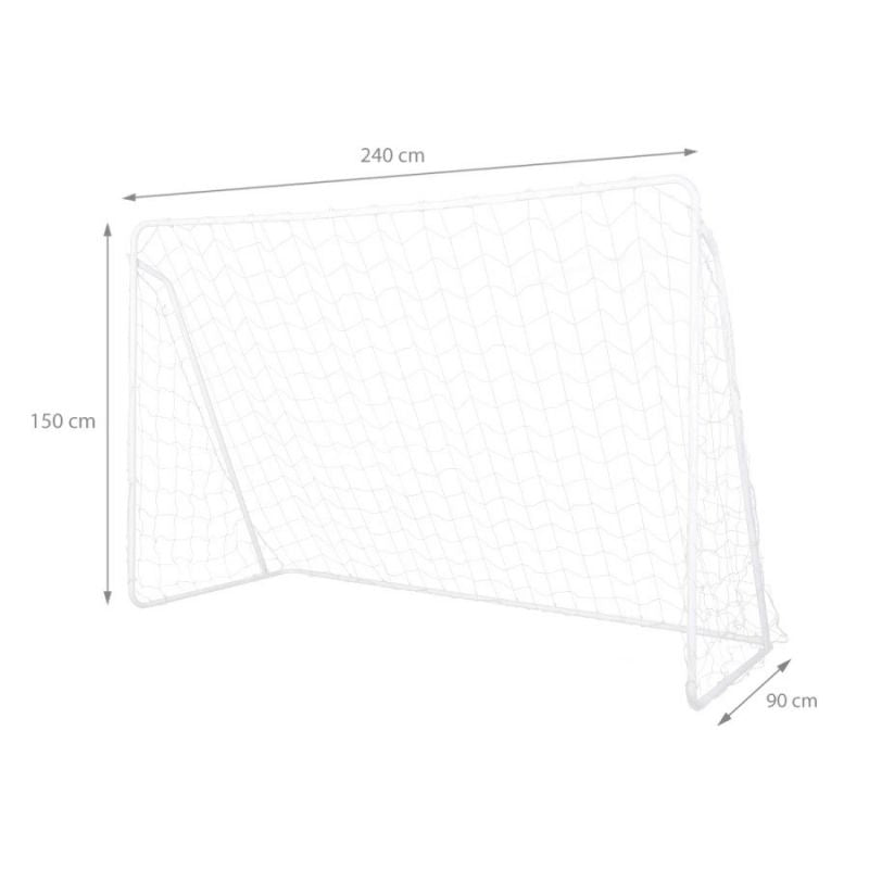 Nils Extreme Goal with net and aiming panel Nils BR240P 2in1 240x150cm 10-10-821