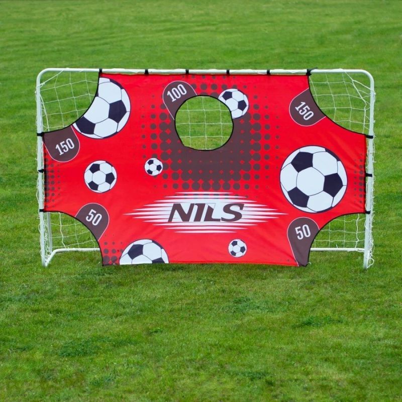 Nils Extreme Goal with net and aiming panel Nils BR240P 2in1 240x150cm 10-10-821