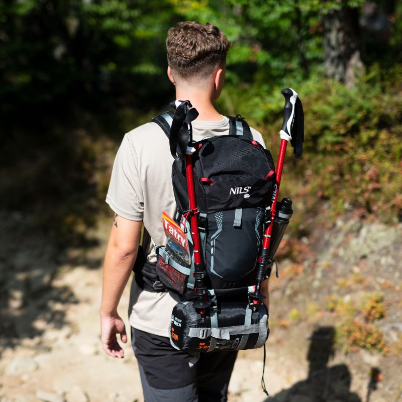 Nils Extreme Nc1993 Northlake Black Tourist Backpack 30l+10 Nils Camp fekete hátizsák