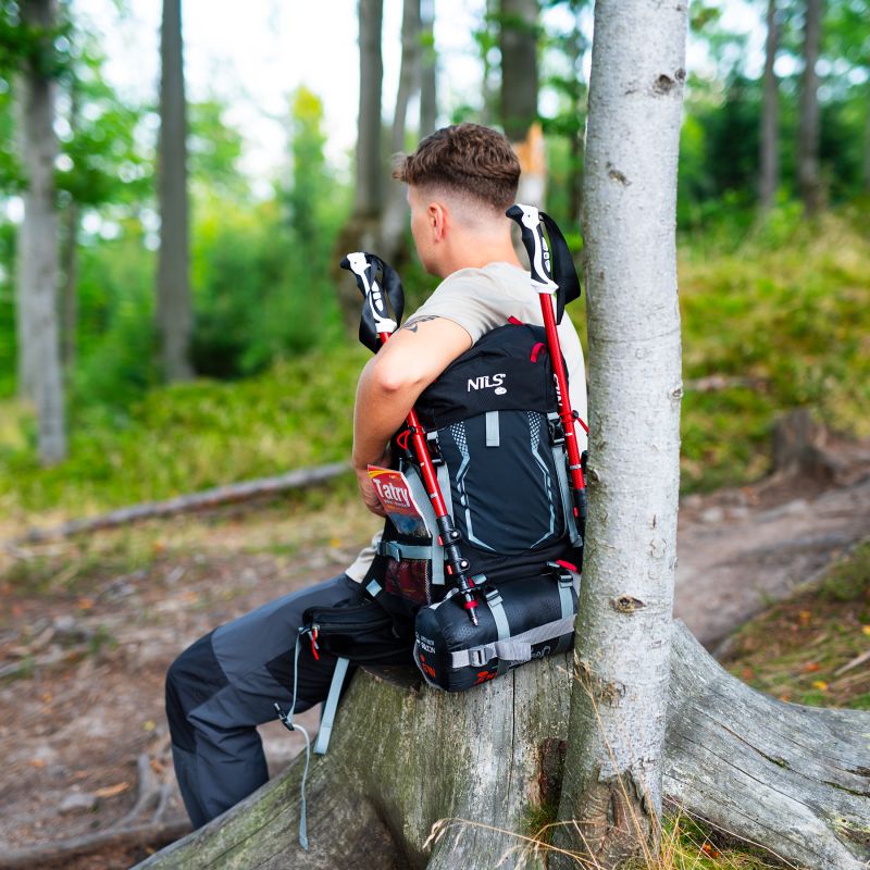 Nils Extreme Nc1993 Northlake Black Tourist Backpack 30l+10 Nils Camp fekete hátizsák