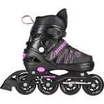 Nils Extreme NH11912 A 2in1 roller skates with replaceable hockey blade 31-34 Jr 16-21-045 fekete görkorcsolya, gyerek