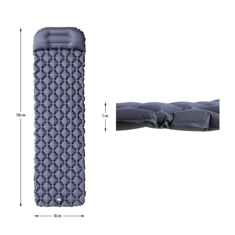 Nils Extreme Nils Camp NC4006 camping mat with pump - 5 cm 15-05-028 szürke unisex kabát