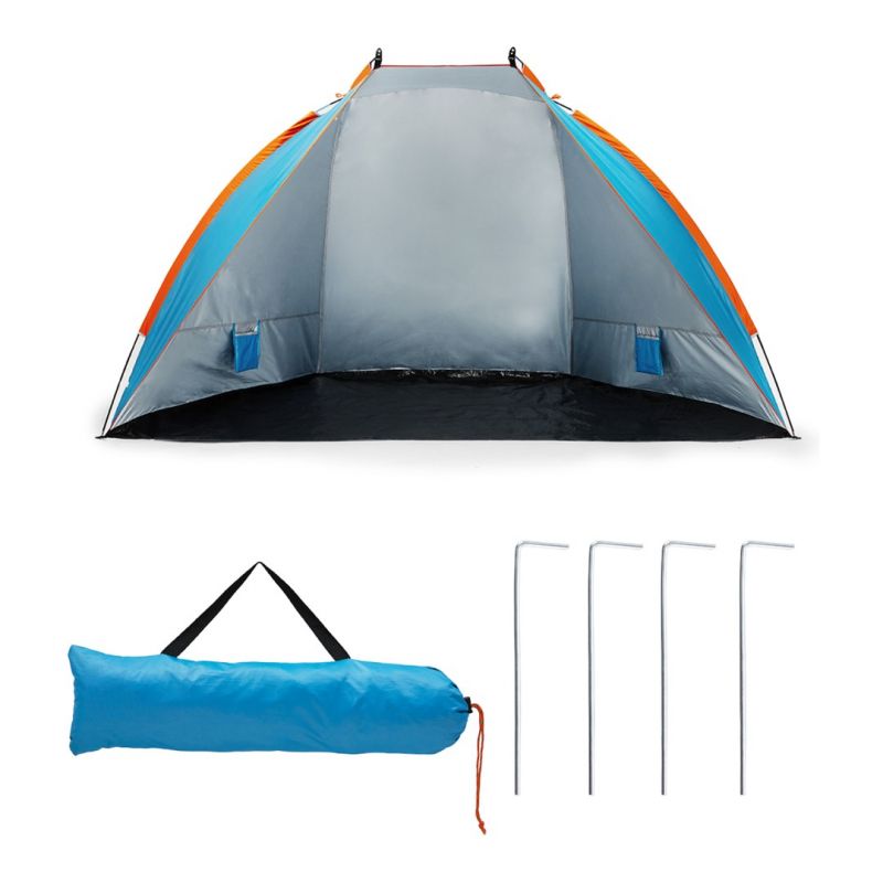 Nils Extreme NILS CAMP NC8030 XXL blue beach tent kék hátizsák
