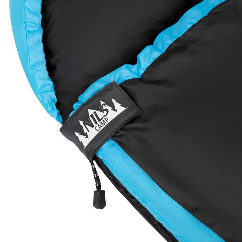 Nils Extreme NILS CAMP Sleeping Bag Black and kék hálózsák