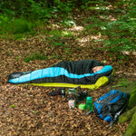 Nils Extreme NILS CAMP Sleeping Bag Black and kék hálózsák