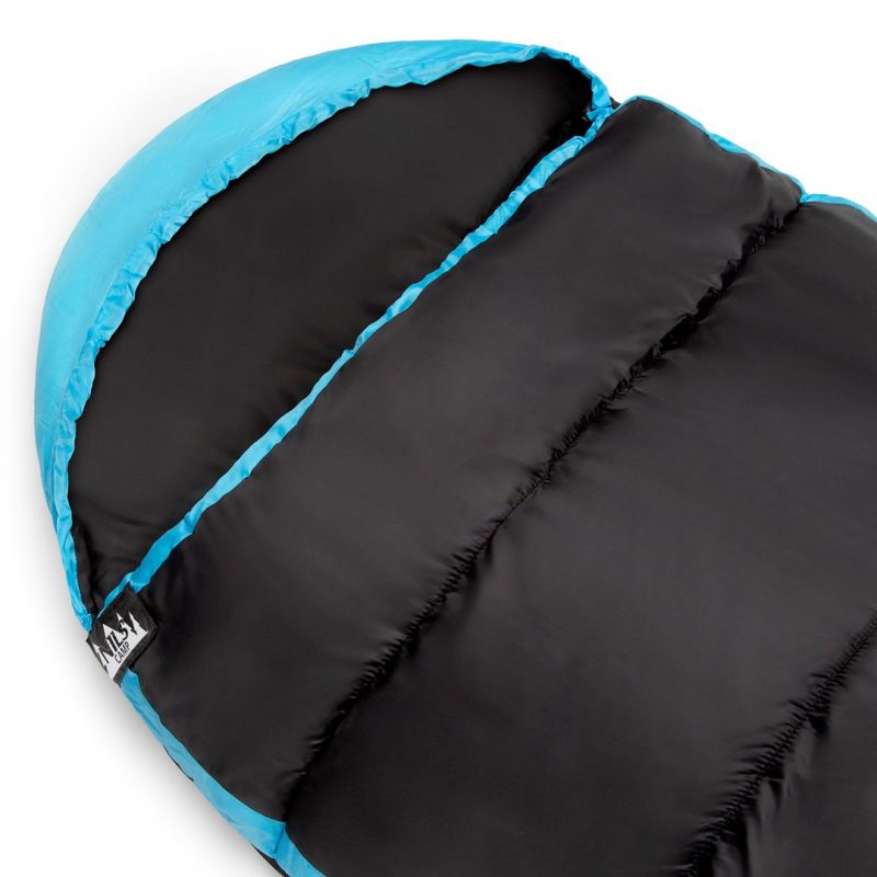 Nils Extreme NILS CAMP Sleeping Bag Black and kék hálózsák