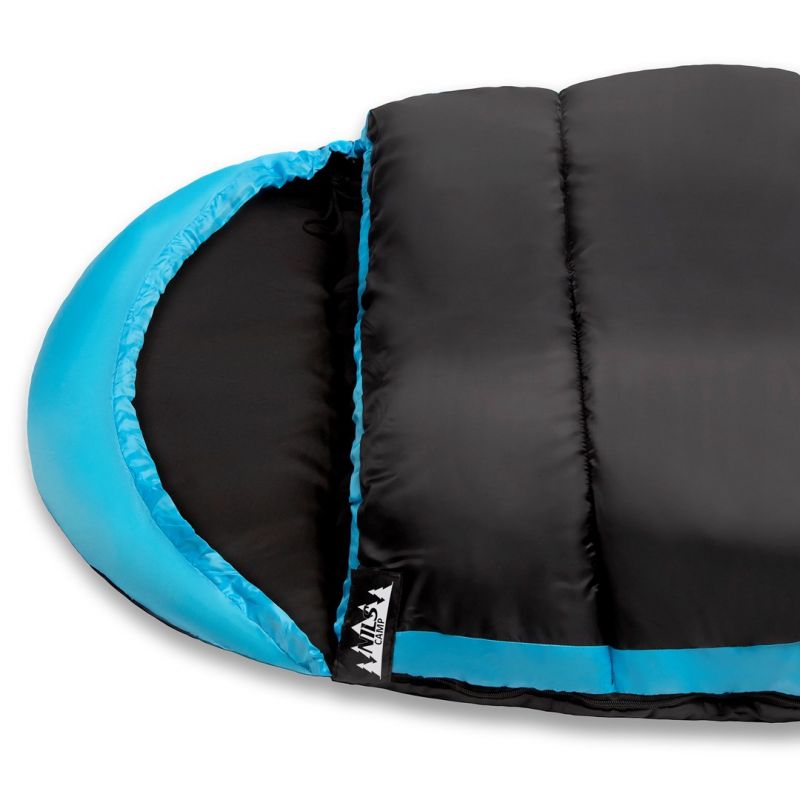 Nils Extreme NILS CAMP Sleeping Bag Black and kék hálózsák