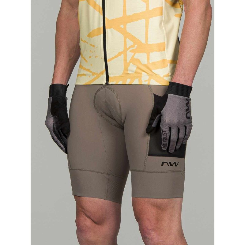 Northwave Air LF Cycling Gloves, Beige bézs kerékpáros kesztyű C89202331T_46