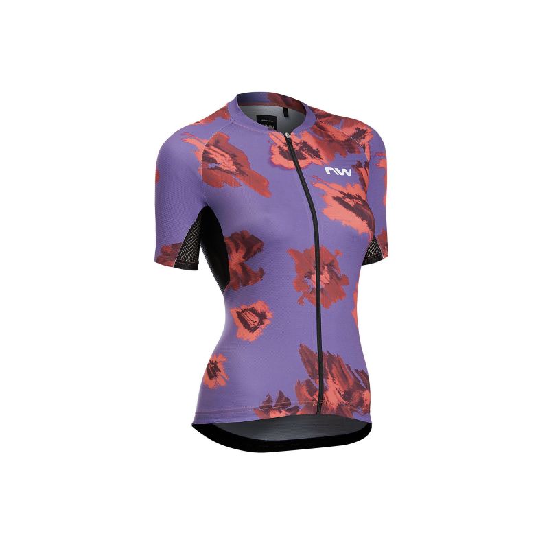 Northwave Force Evo Woman Jersey cycling jersey, purple lila kerékpáros póló 89241081_125