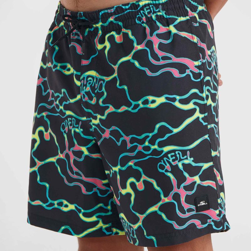 O'Neill Jack Cali Crazy 16'' Swim fekete shorts, swimming shorts férfi