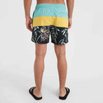 O'Neill Mix&Match Cali Block Swim 15'' sárga shorts, swimming shorts férfi