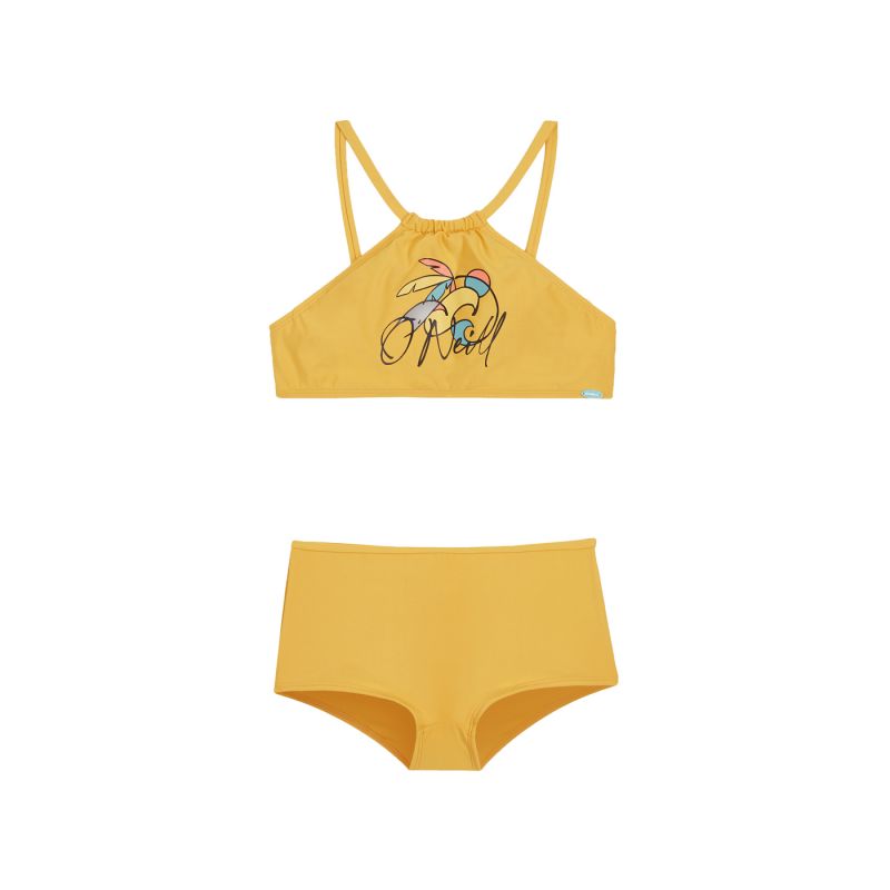 O'Neill Mix And Match Cali Holiday Bikini Jr Swimsuit arany gyerek two-piece swimwear, swimwear