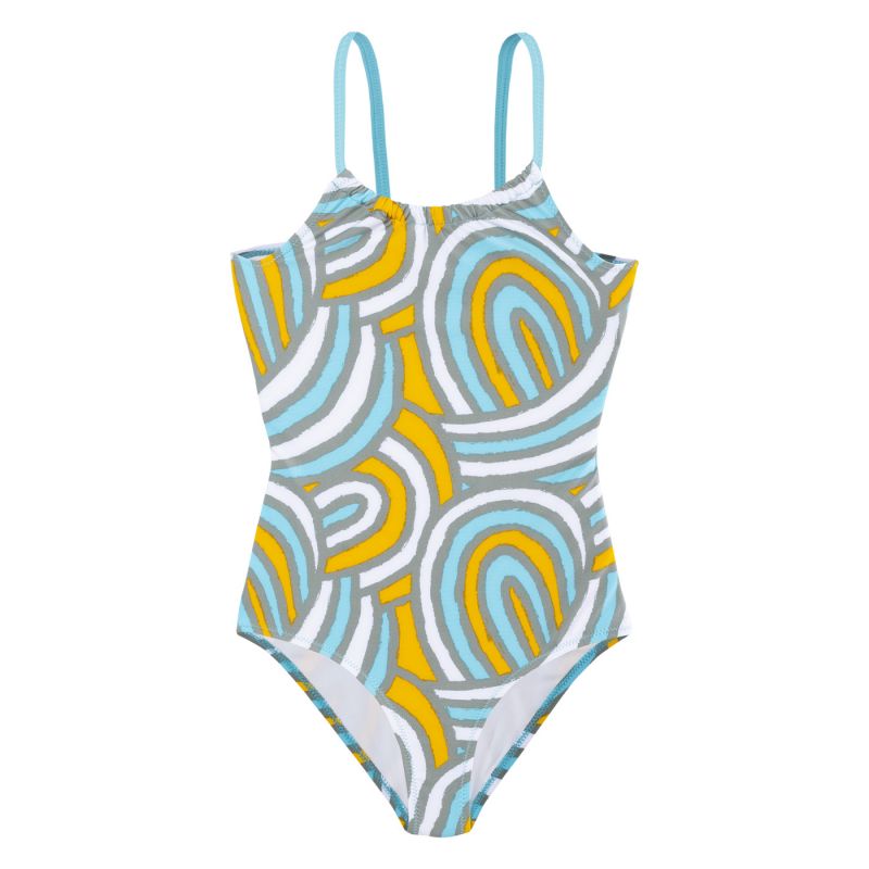 O'Neill Mix And Match Cali Swimsuit Jr fehér gyerek one piece swimwear, swimwear
