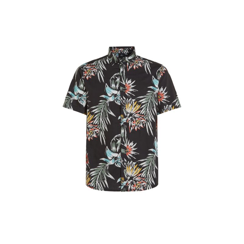 O'Neill Mix & Match Floral fekete férfi póló