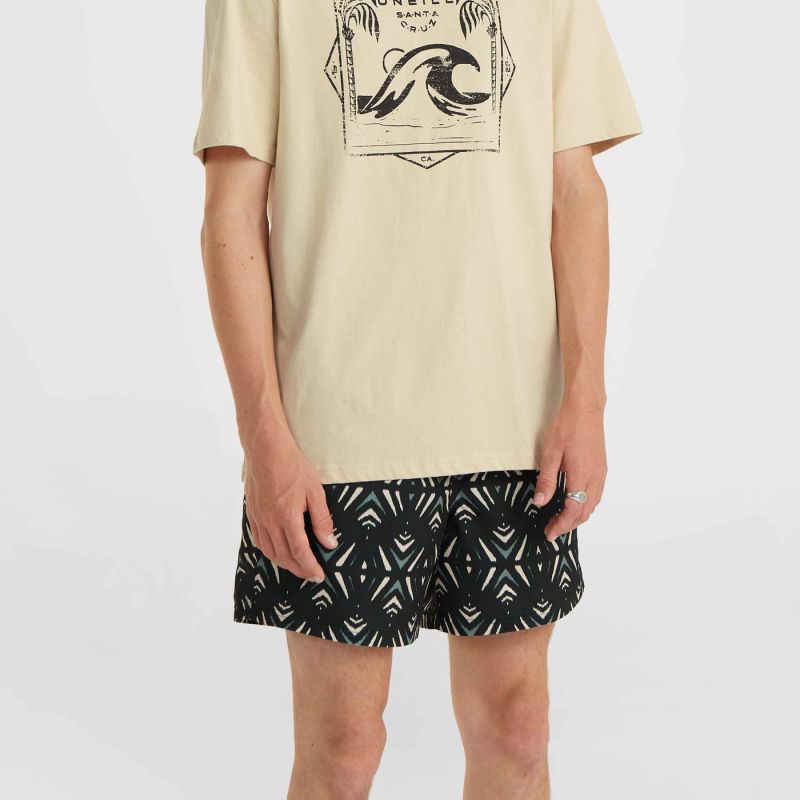 O'Neill Mix & Match Wave T-Shirt bézs férfi póló
