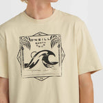 O'Neill Mix & Match Wave T-Shirt bézs férfi póló