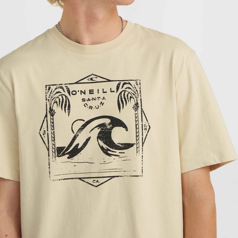 O'Neill Mix & Match Wave T-Shirt bézs férfi póló