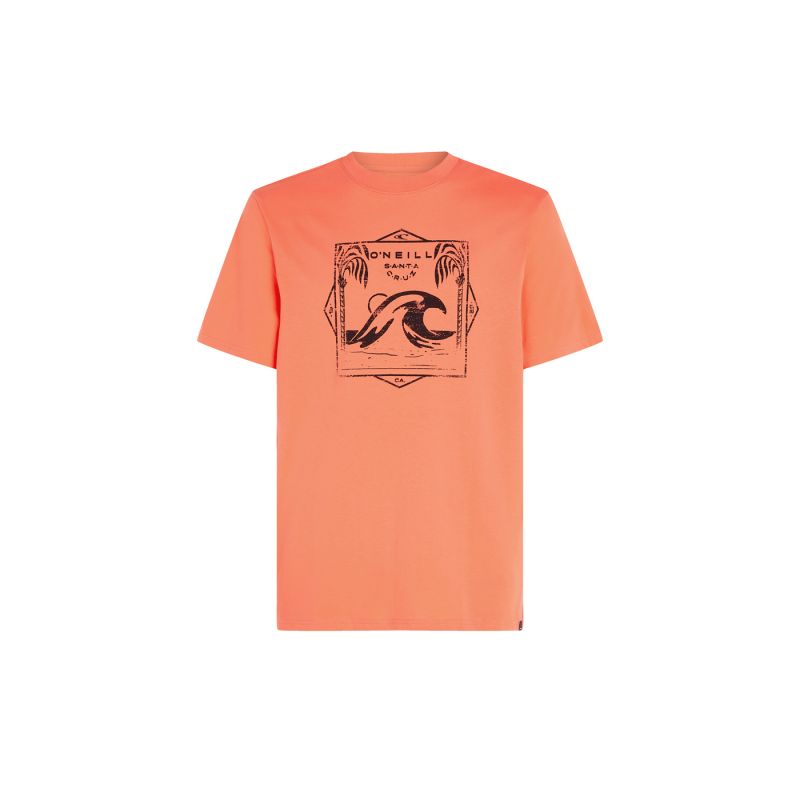 O'Neill Mix & Match Wave T-Shirt narancssárga férfi póló