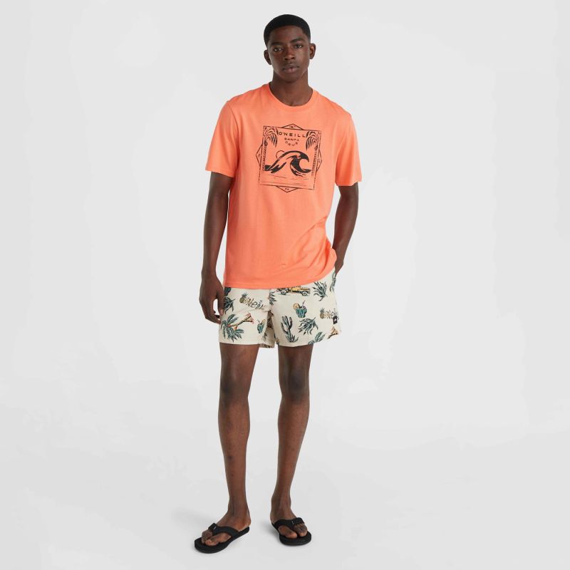 O'Neill Mix & Match Wave T-Shirt narancssárga férfi póló