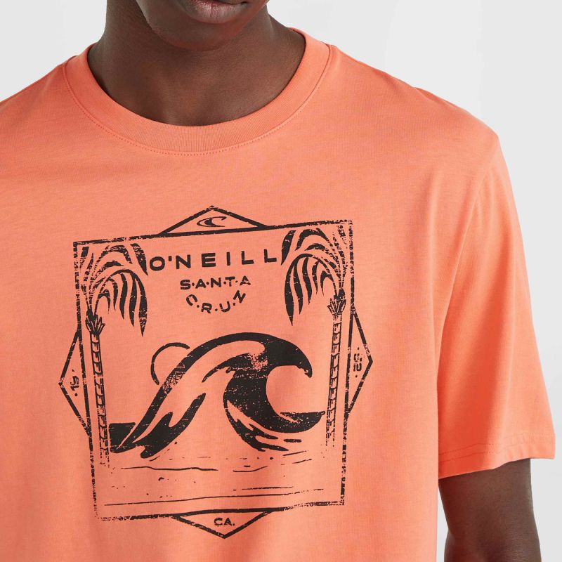 O'Neill Mix & Match Wave T-Shirt narancssárga férfi póló