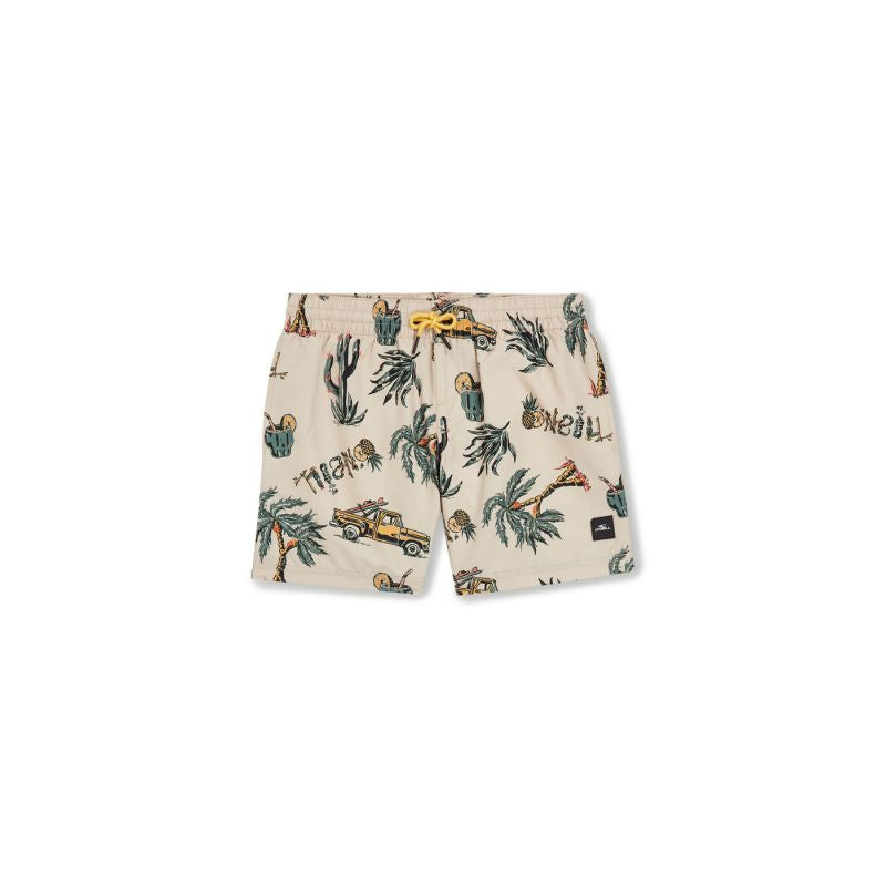 O'Neill O'Neil Mix & Match Cali Print 13'' Swim Jr gyerek bézs shorts, swimming shorts
